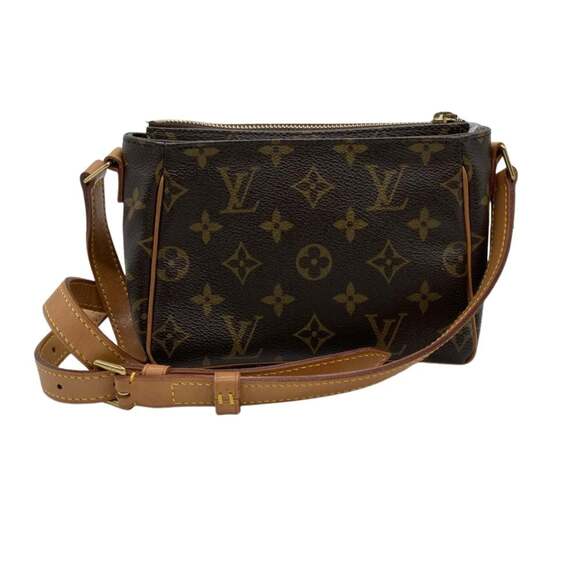 LOUIS VUITTON Authentic Brown Monogram Canvas Shoulder Bag